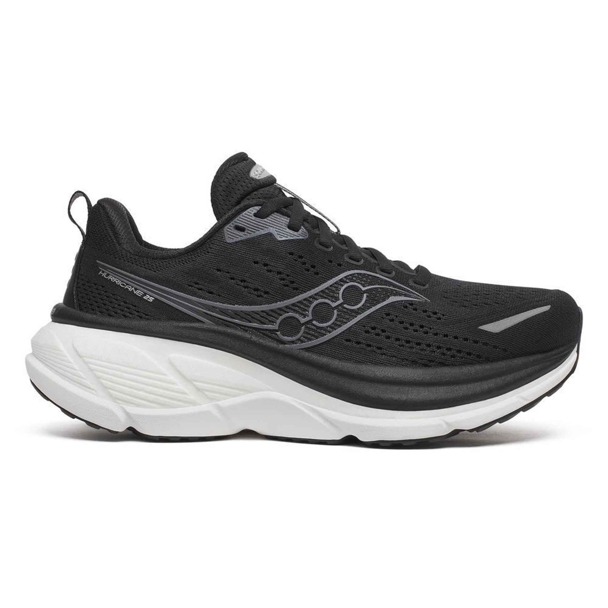 Saucony Hurricane 25 Stabilitetssko Damer-svart, vit