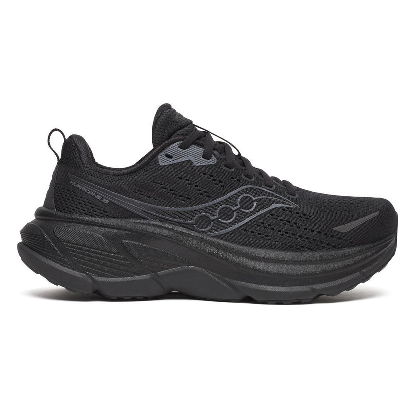 Saucony Hurricane 25 Stabilitetssko Damer-svart