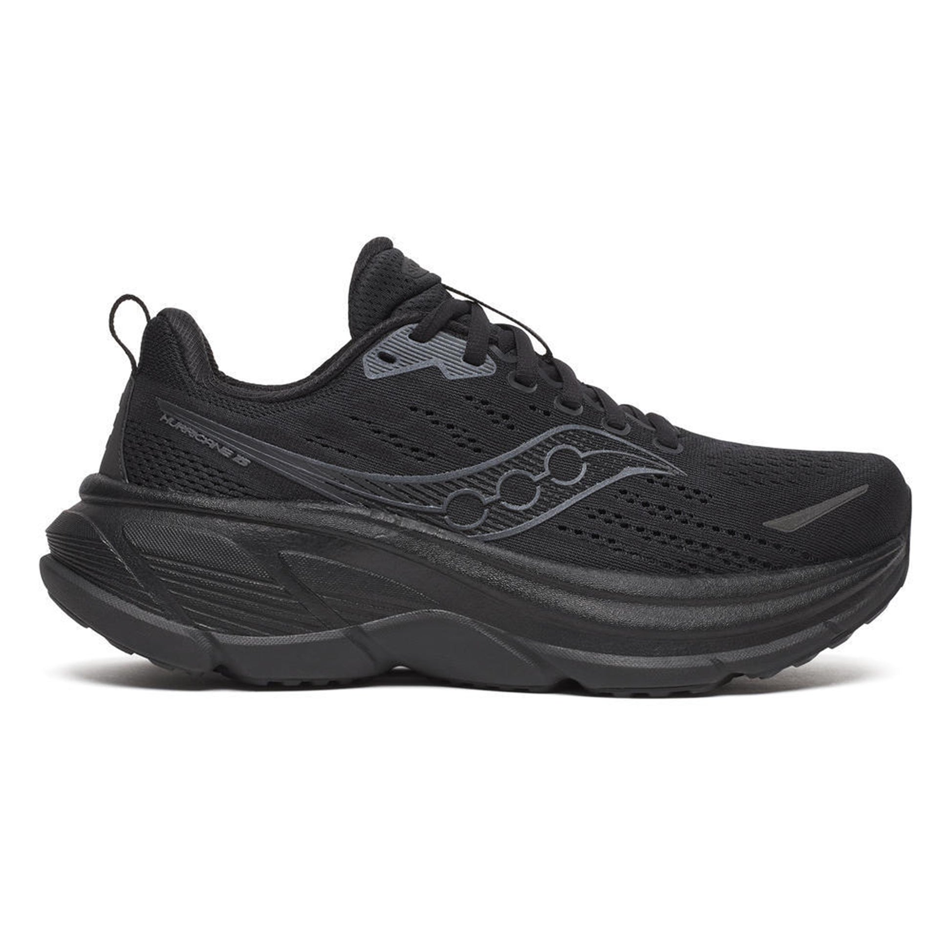 Saucony Hurricane 25 Stabilitetssko Damer-svart