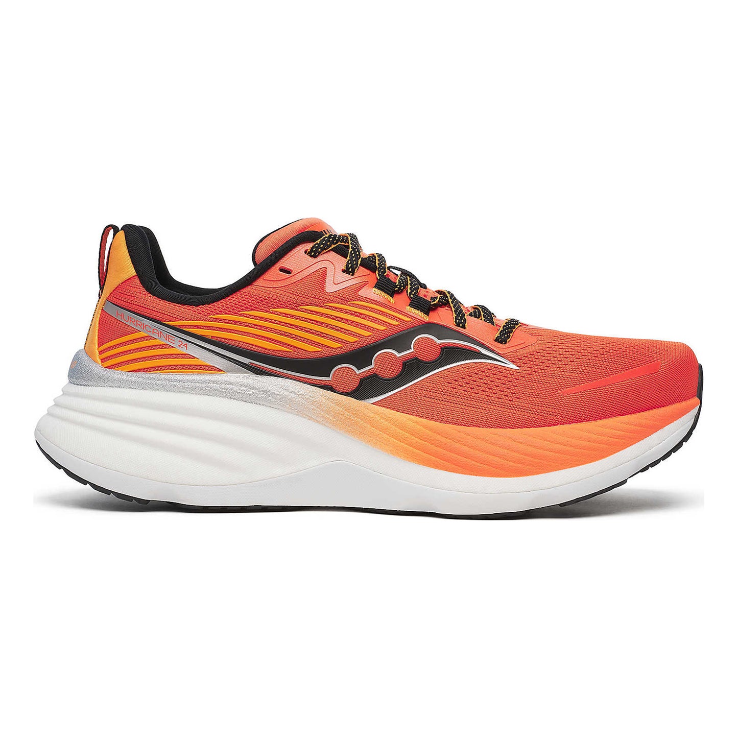 Saucony Hurricane 24 Stabilitetssko Herrar - röd, orange