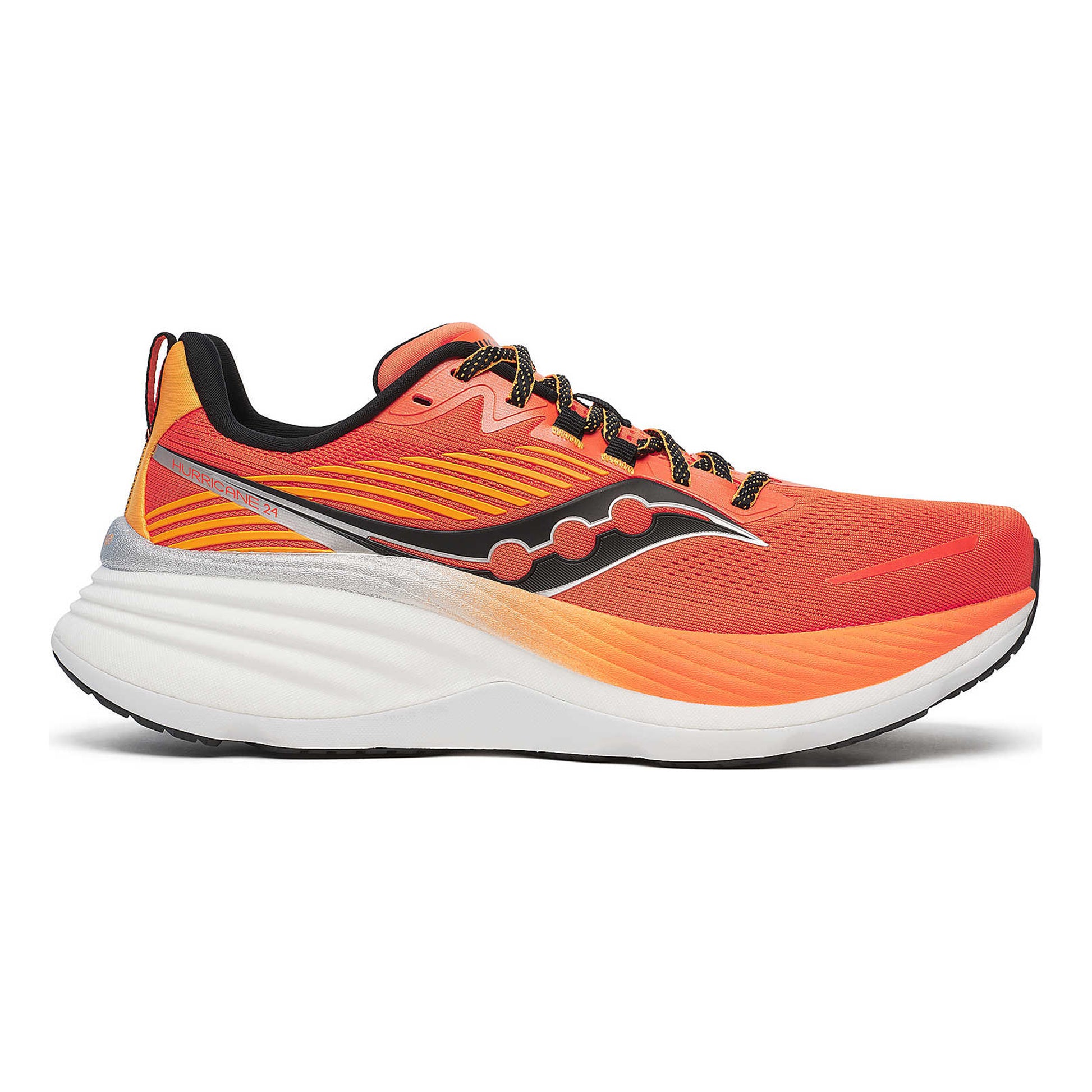 Saucony Hurricane 24 Stabilitetssko Herrar - röd, orange