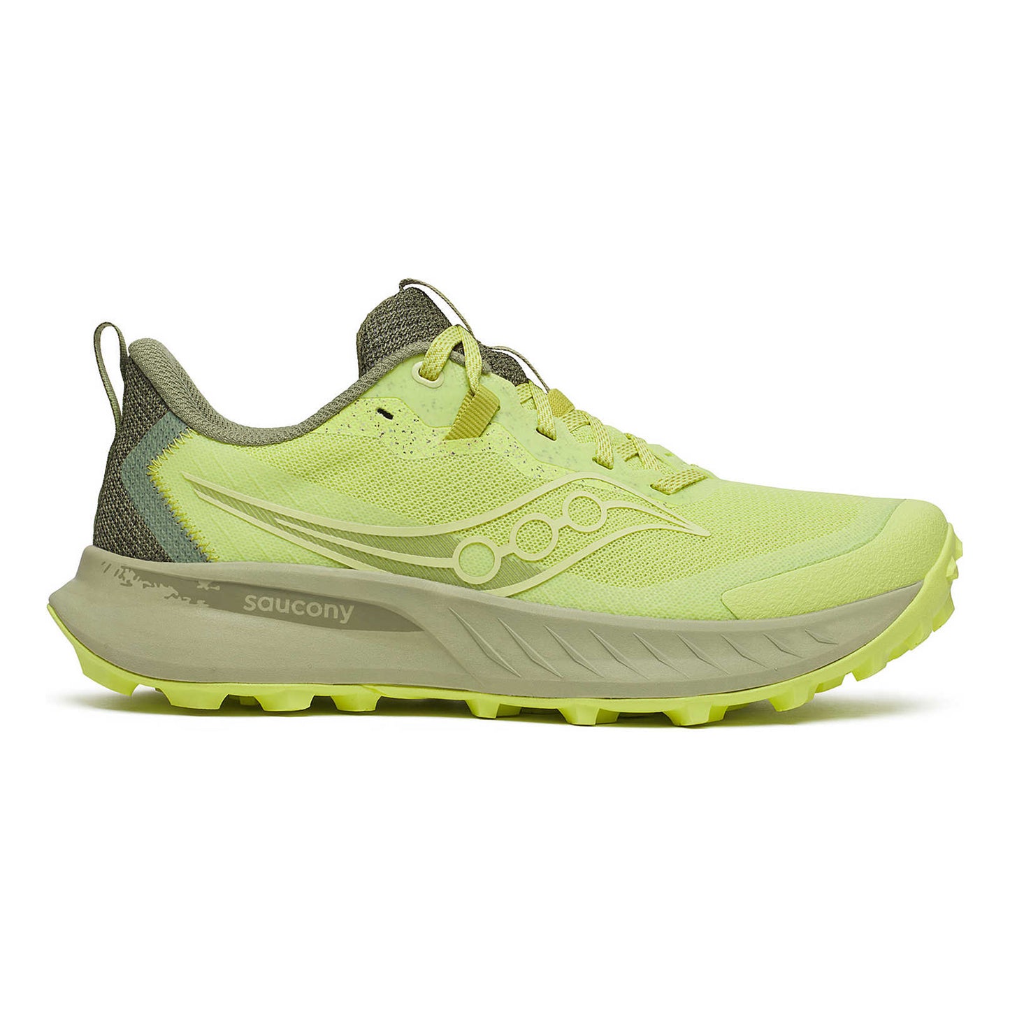 Saucony Peregrine 15 Terrängsko Damer-Gul,Grön