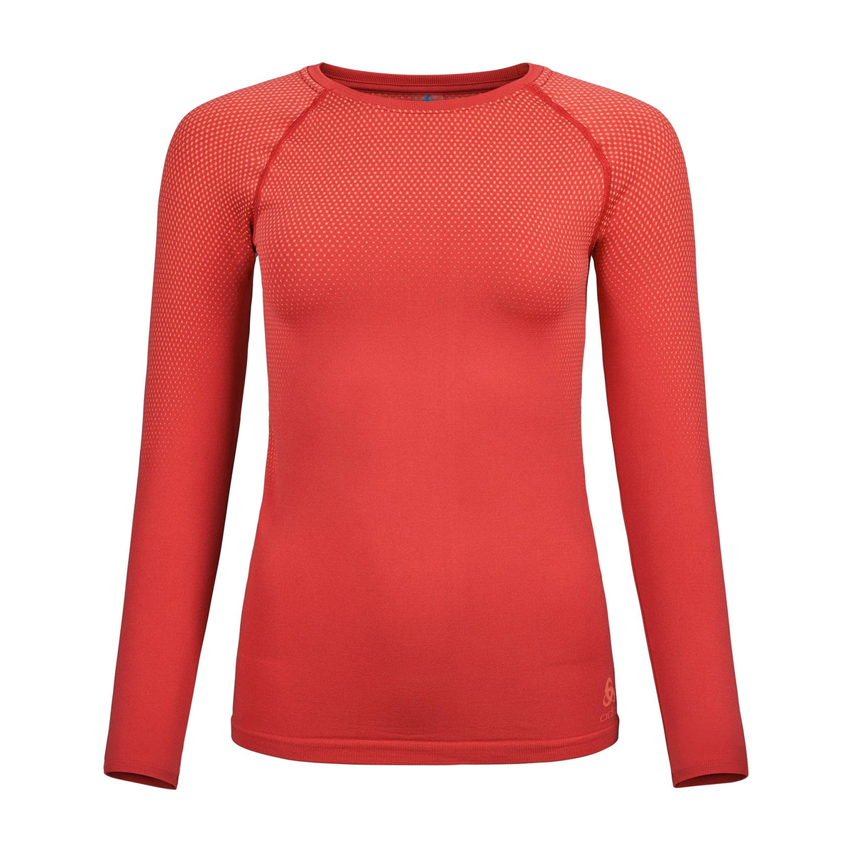 Odlo BL Top Crew Neck Performance Light Eco Långärmat Damer - röd,