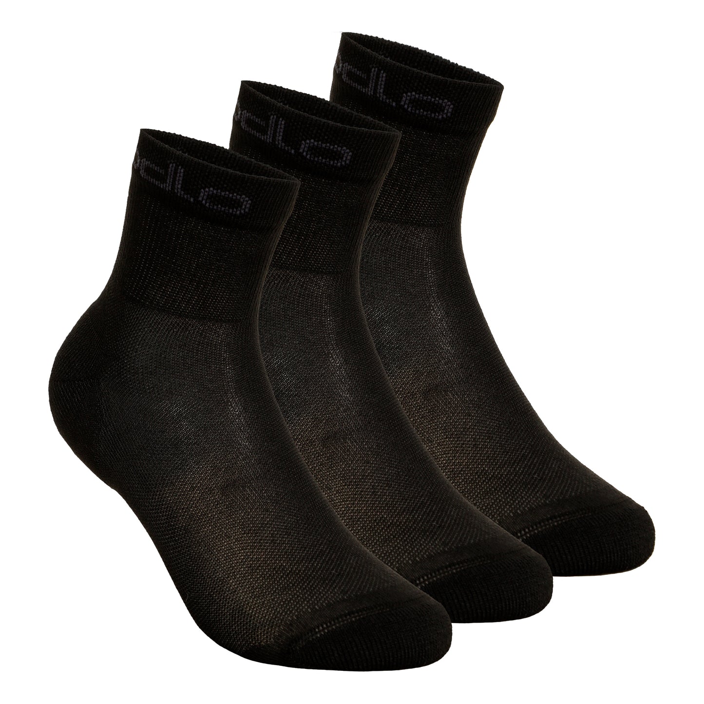 Odlo Quarter Active Sportstrumpor 3-pack-Svart
