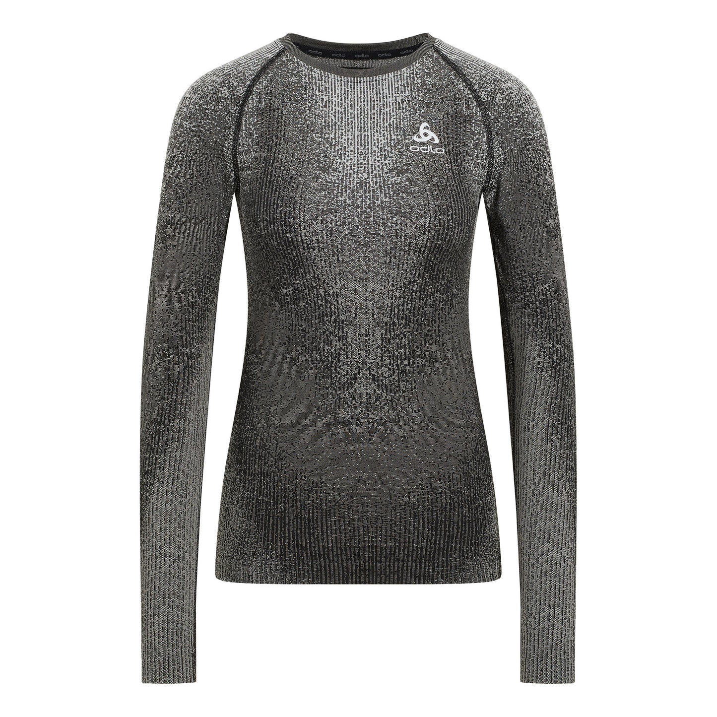 Odlo Blackcomb Eco Big Logo Top Crew Neck Väst Damer-Svart