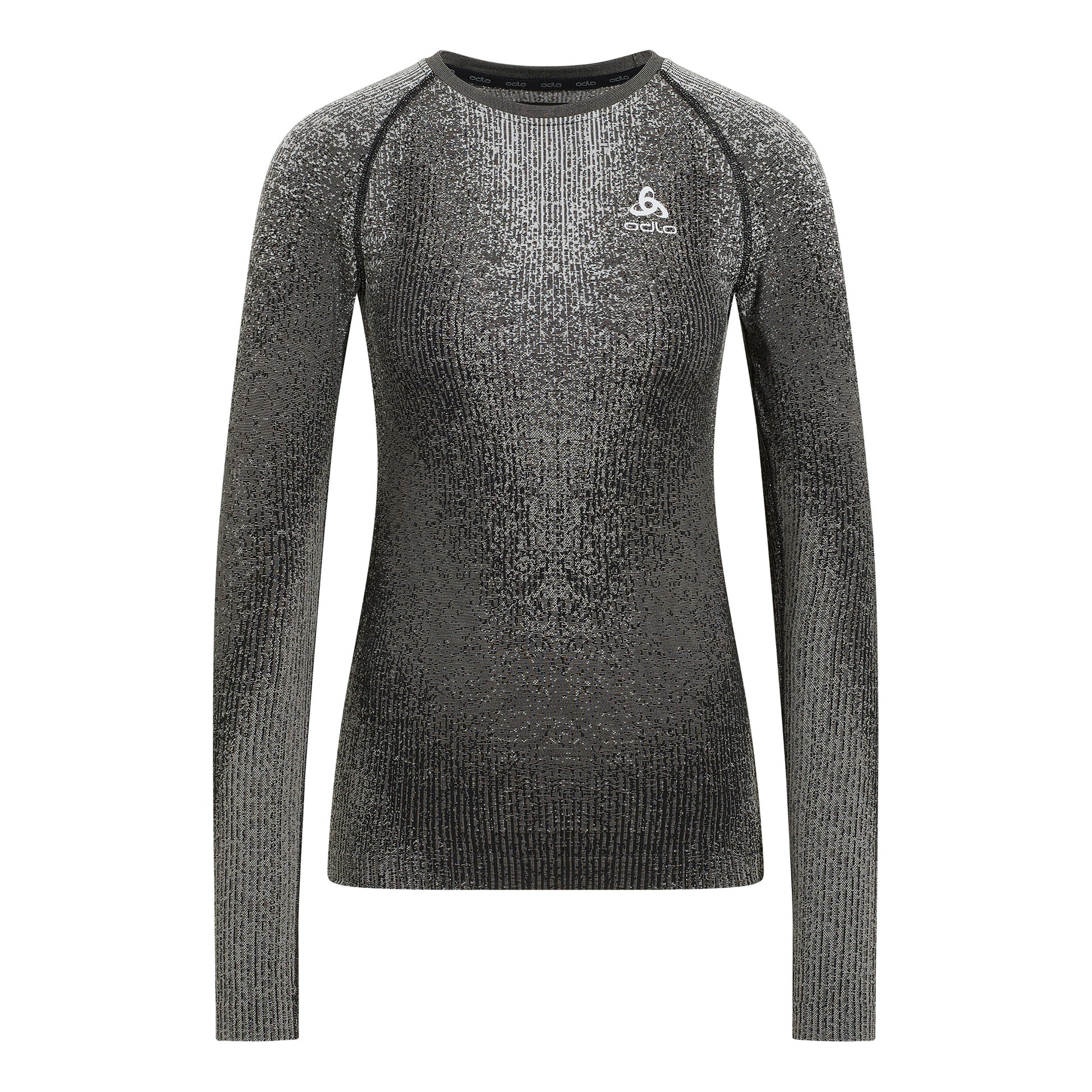 Odlo Blackcomb Eco Big Logo Top Crew Neck Väst Damer-Svart