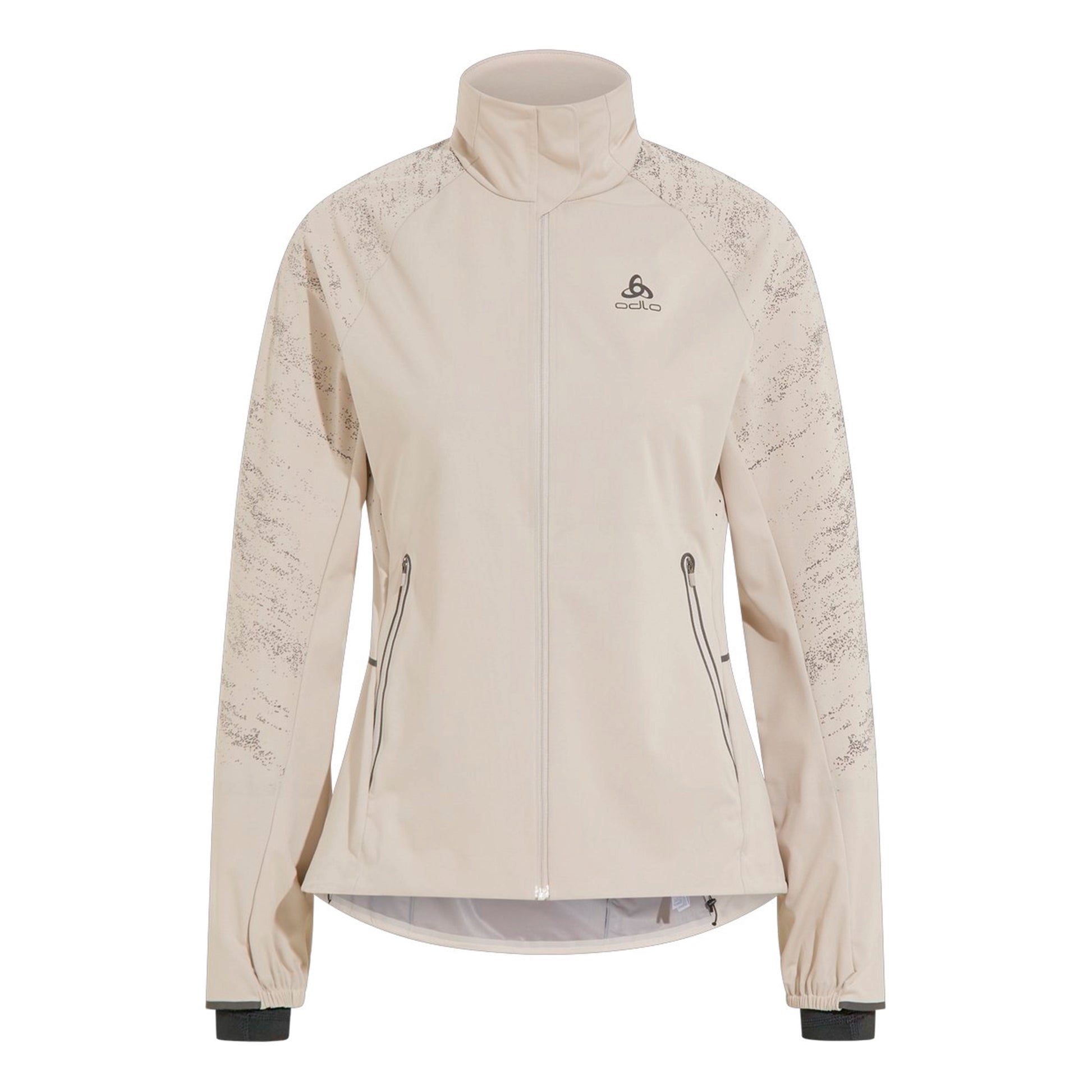 Odlo Zeroweight Pro Warm Reflect Löparjacka Damer - ljusgrå,