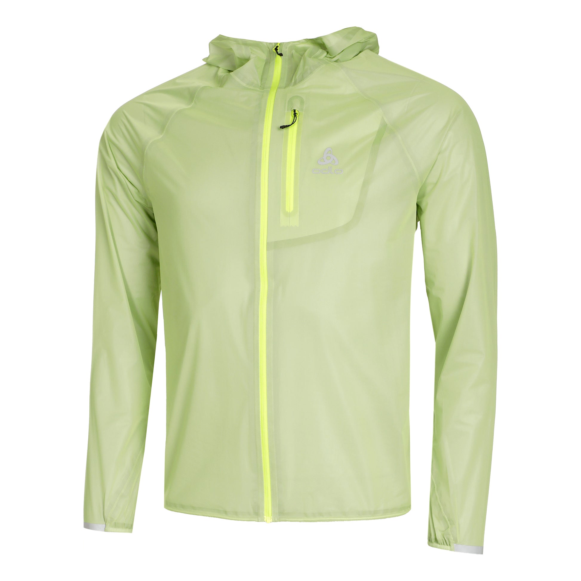 Odlo Zeroweight Dual Dry PK Waterproof Löparjacka Herrar-ljusgrön