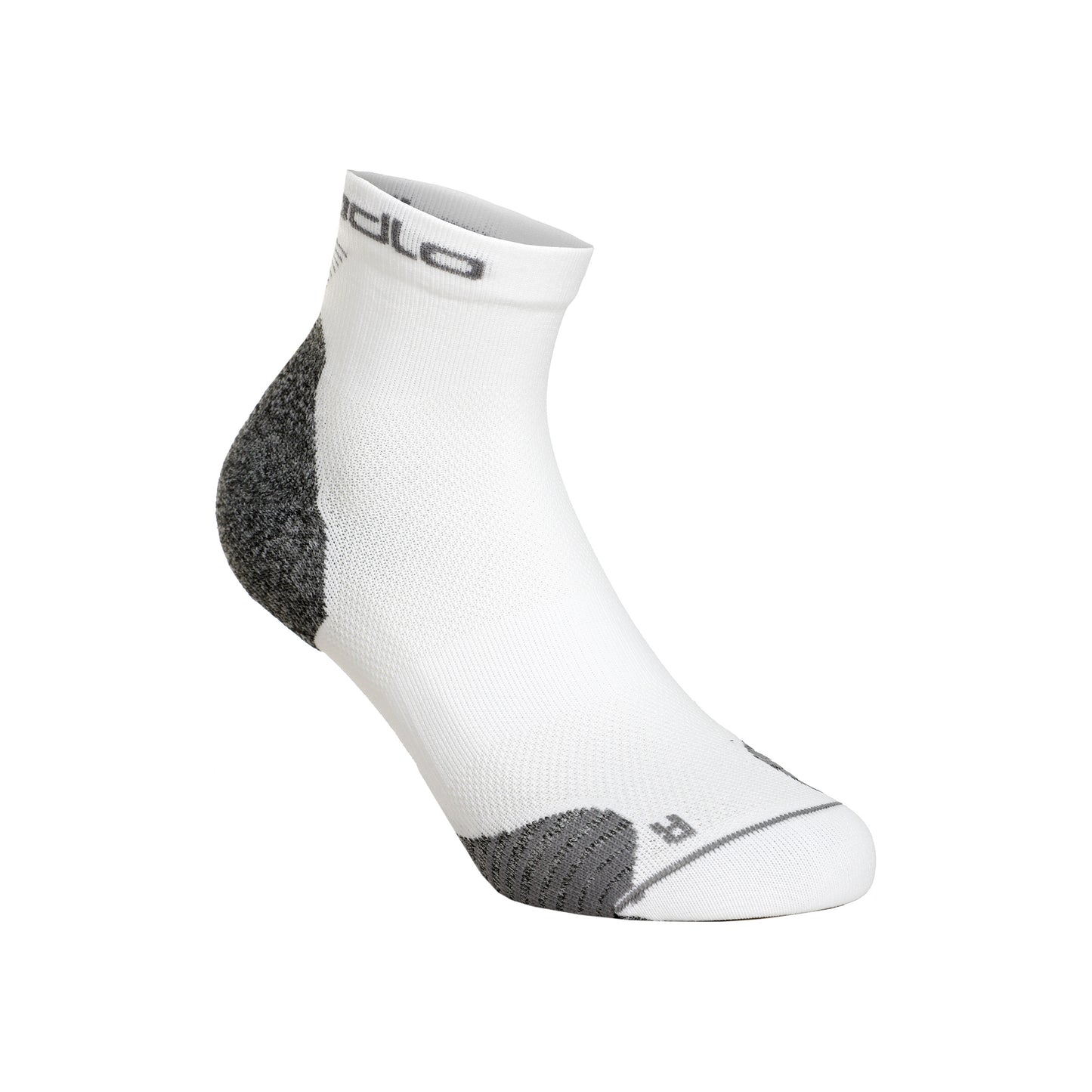 Odlo Ceramicool Run Quarter Löparsockor Unisex - vit,
