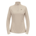 Essential Ceramiwarm Mid Layer 1/2 Zip Löpartröja Damer-Creme