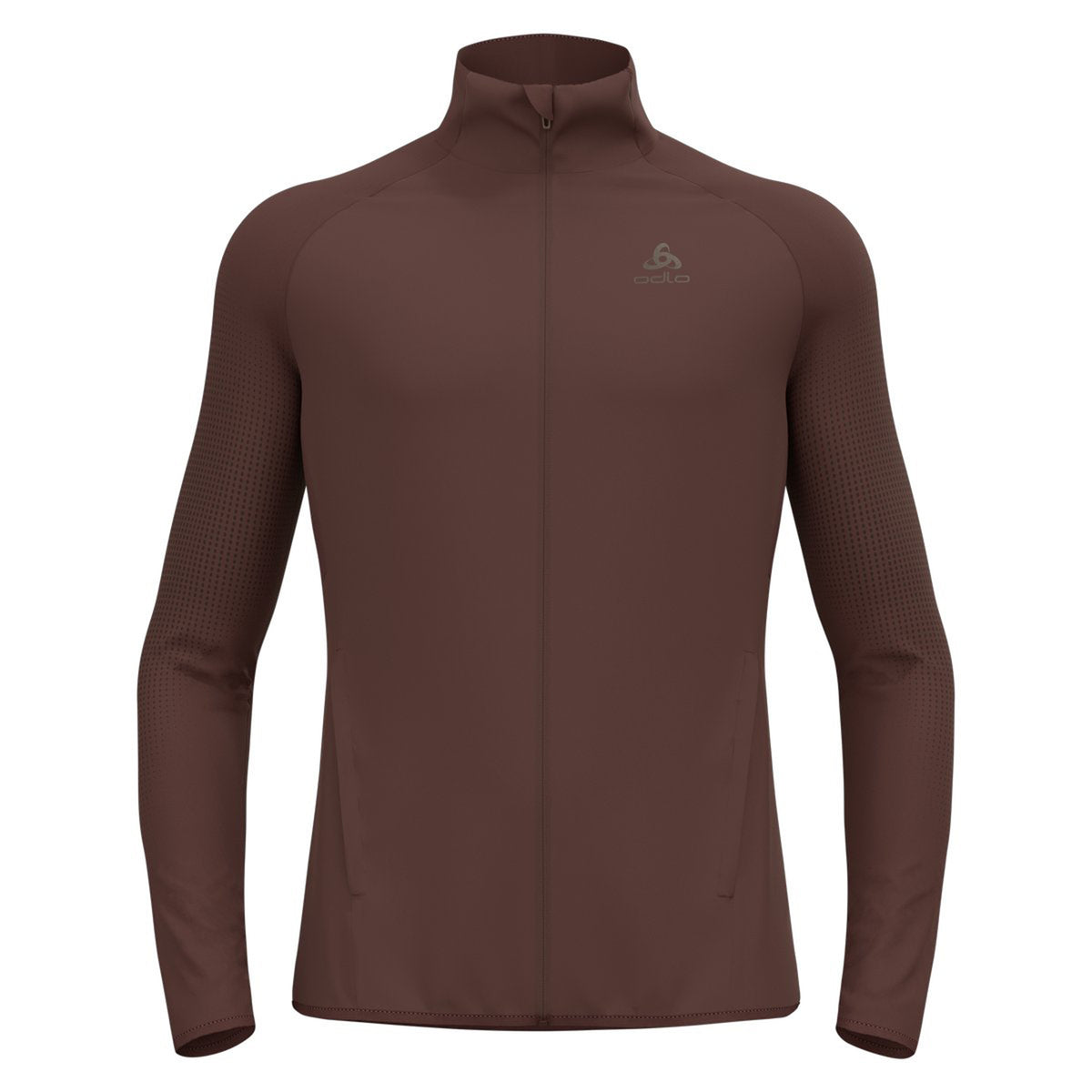 Odlo Zeroweight Warm Hybrid Löparjacka Herrar-Brun