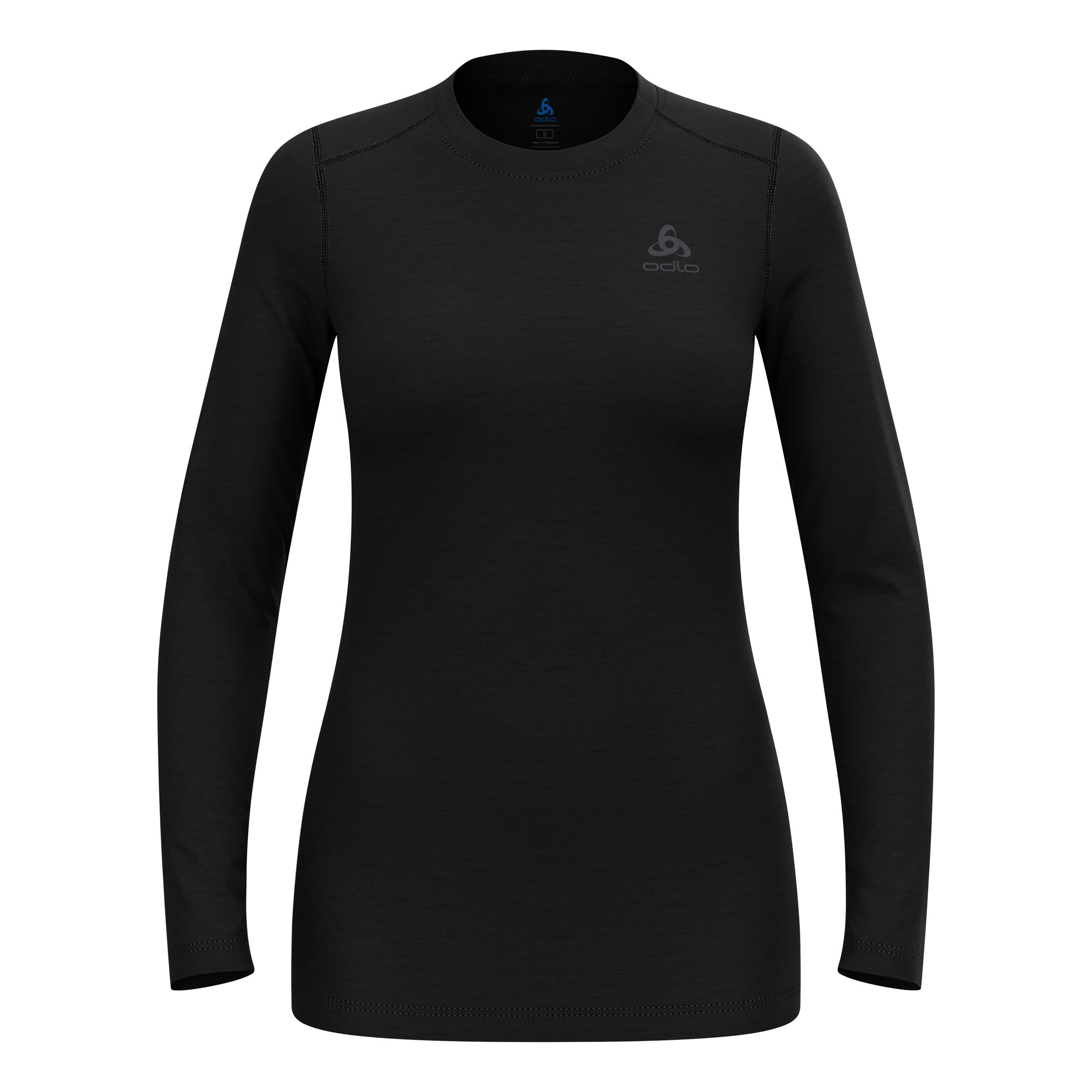 Odlo Merino 160Crew Långärmat Damer-Svart