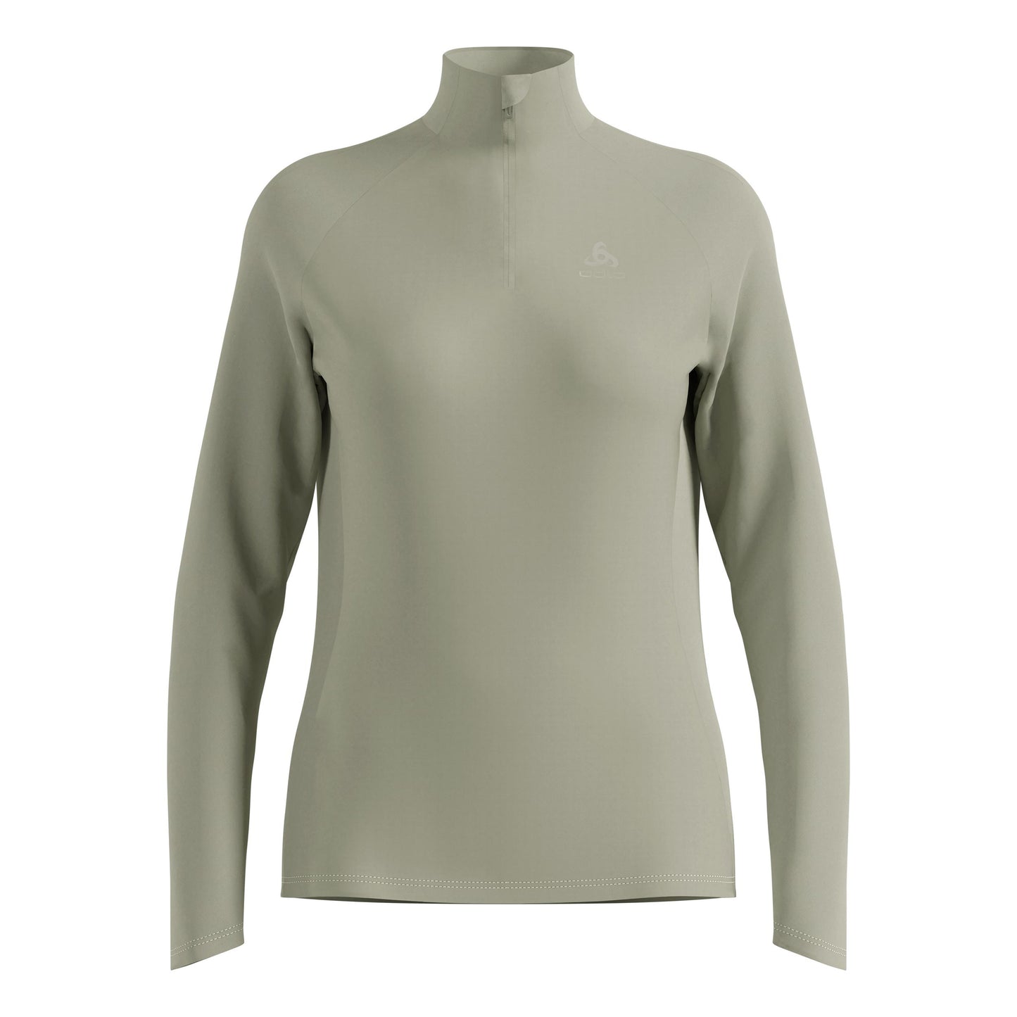 Odlo Essential Ceramiwarm 1/2 Zip Löpartröja Damer-Oliv