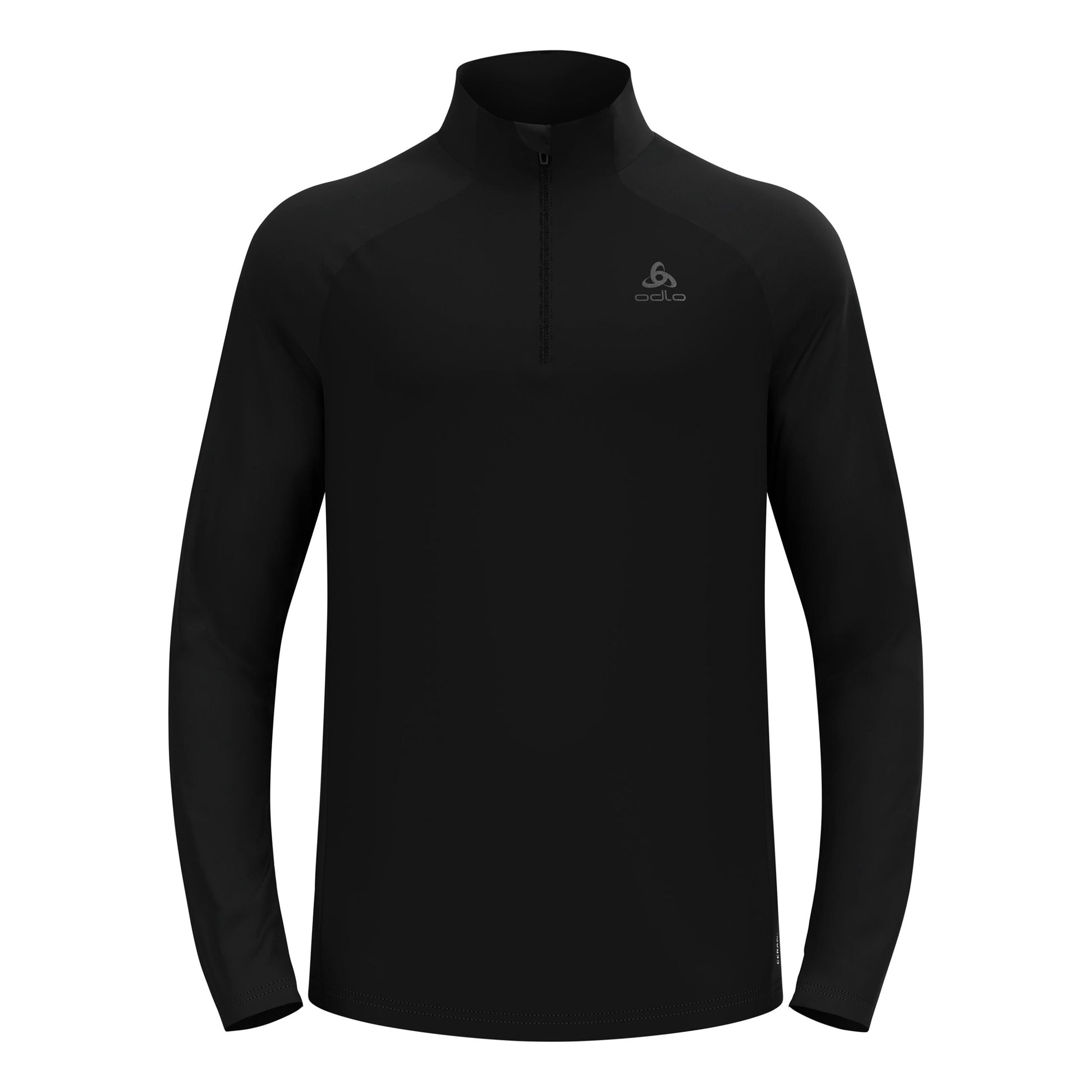 Odlo Essential Ceramiwarm Mid Layer 1/2 Zip Löpartröja Herrar - svart