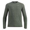 Essential Seamless Crew Neck Långärmat Herrar-oliv