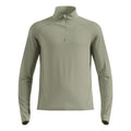 Zeroweight Warm Mid Layer 1/2 Zip Löpartröja Herrar-Oliv