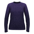 Essential Seamless Crew Neck Långärmat Damer - mörkblå,