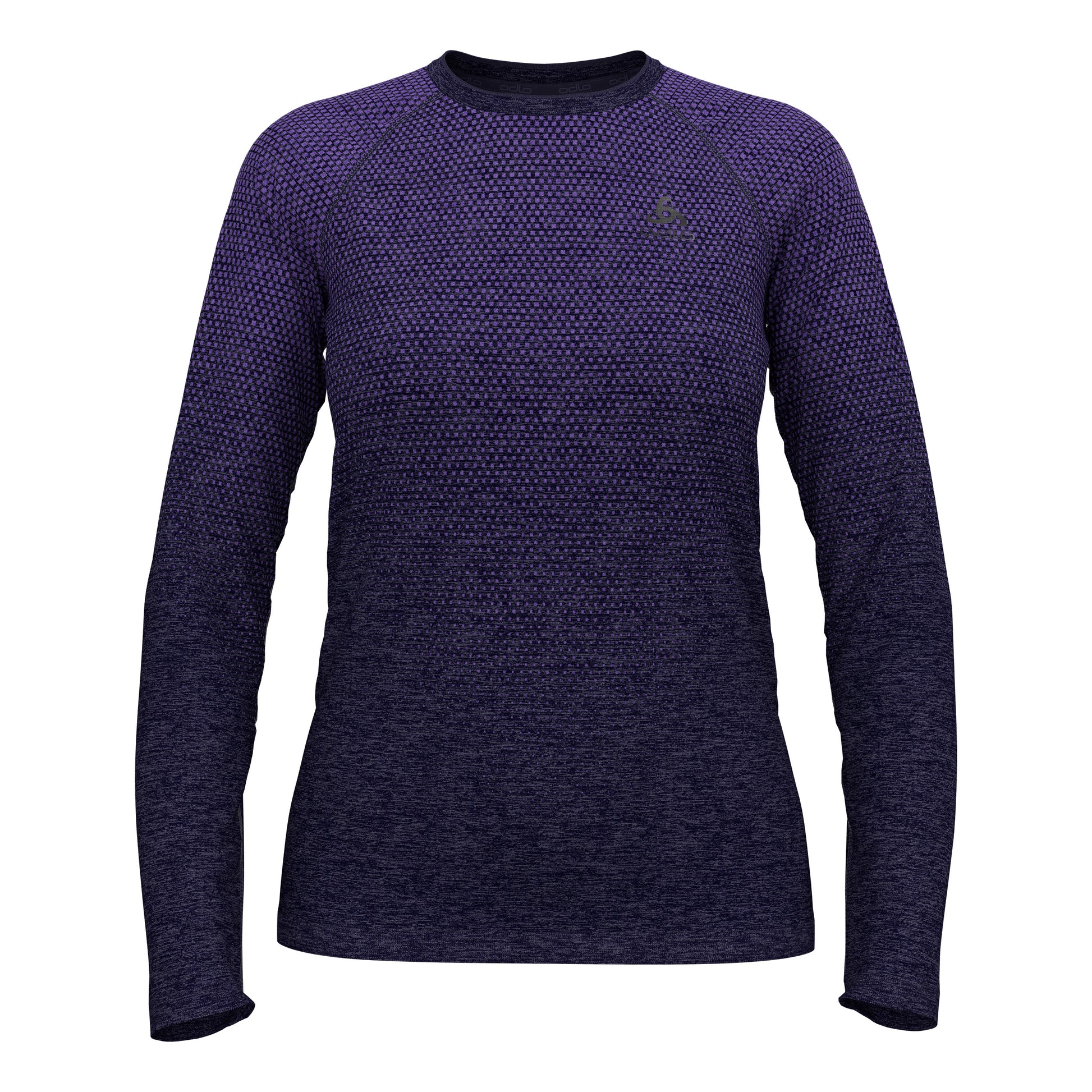 Odlo Essential Seamless Crew Neck Långärmat Damer - mörkblå,
