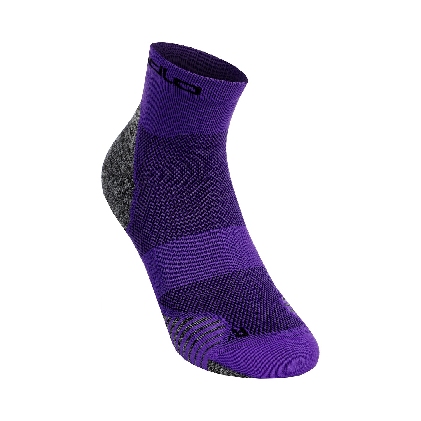 Odlo Ceramicool Run Quarter Löparsockor Unisex - lila,