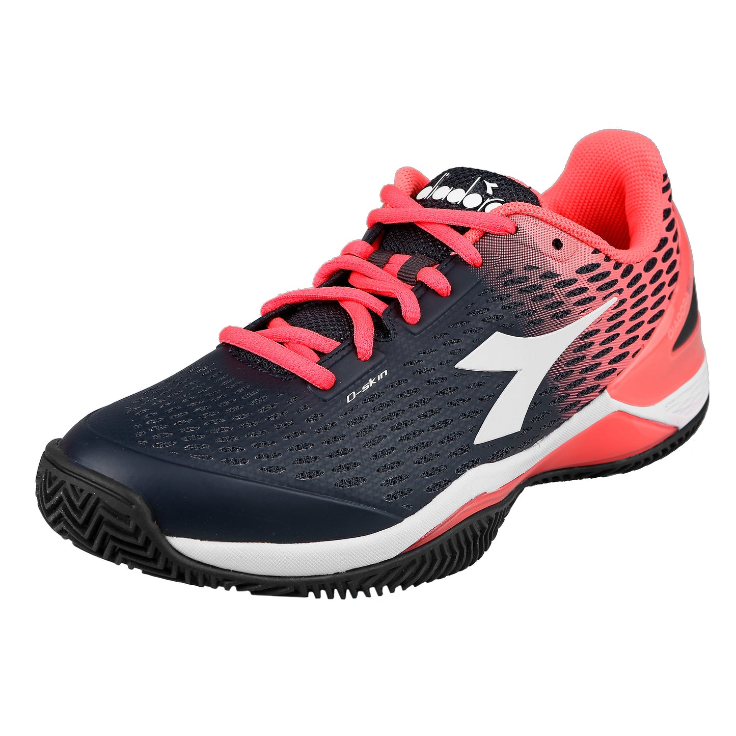 Diadora Speed Blushfield Fly 2 Clay Sko för grus Damer - svart, korall