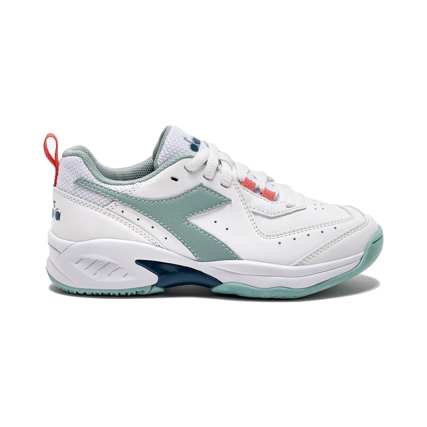 Diadora S. Challenge 5 SL AC Allroundsko Barn - vit, mint