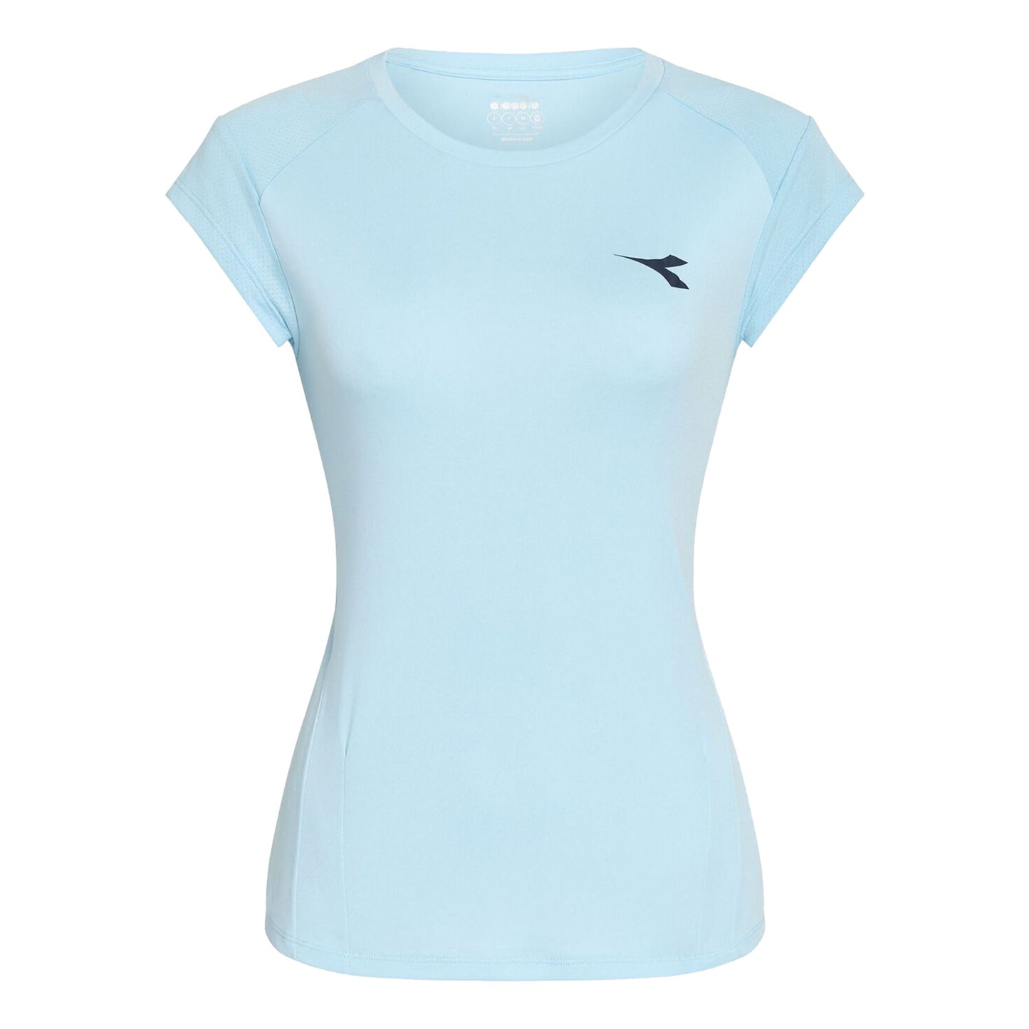 Diadora L. T-shirt Damer-Ljusblå