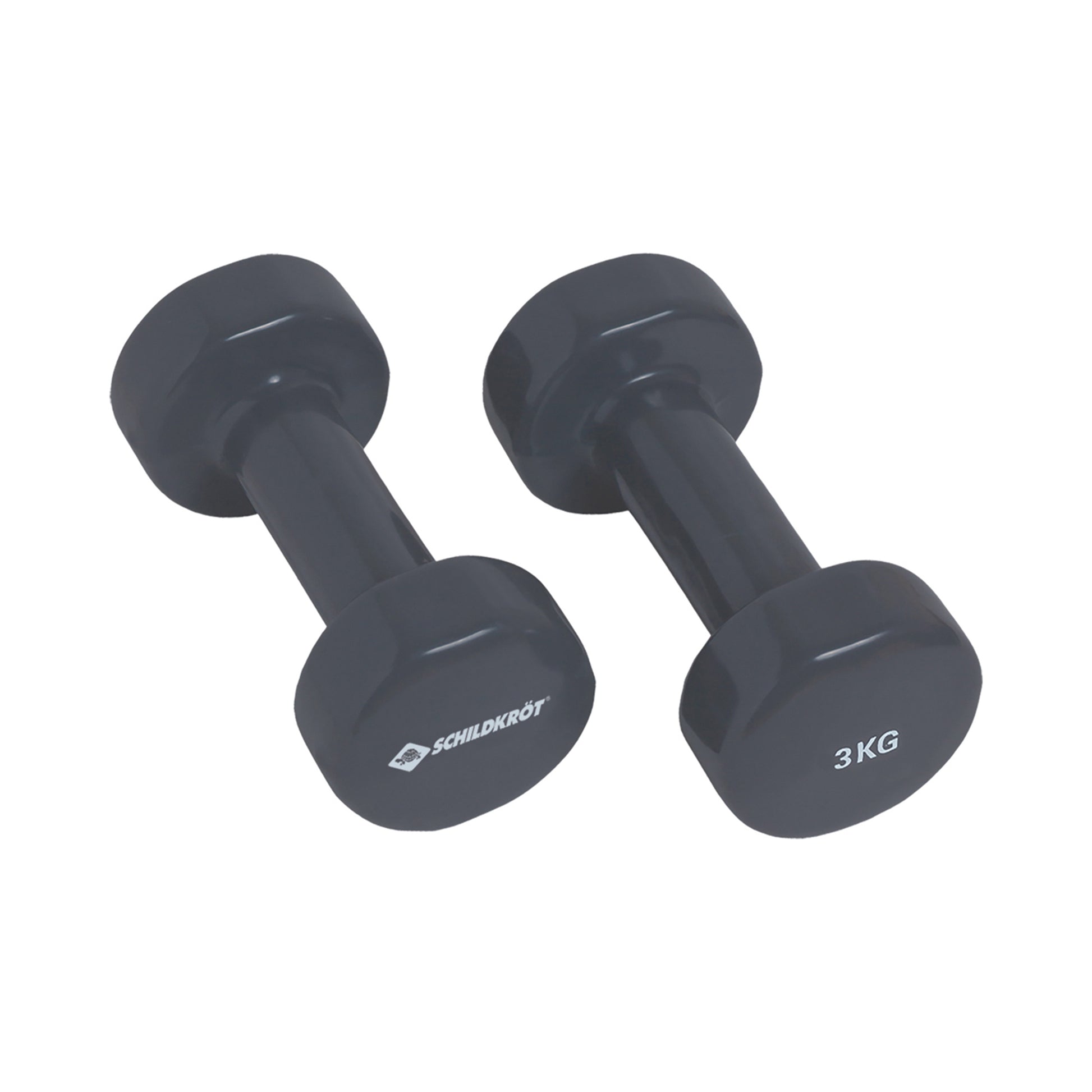 Schildkröt Fitness Vinyl-Hanteln 3 kg Set Softhantel