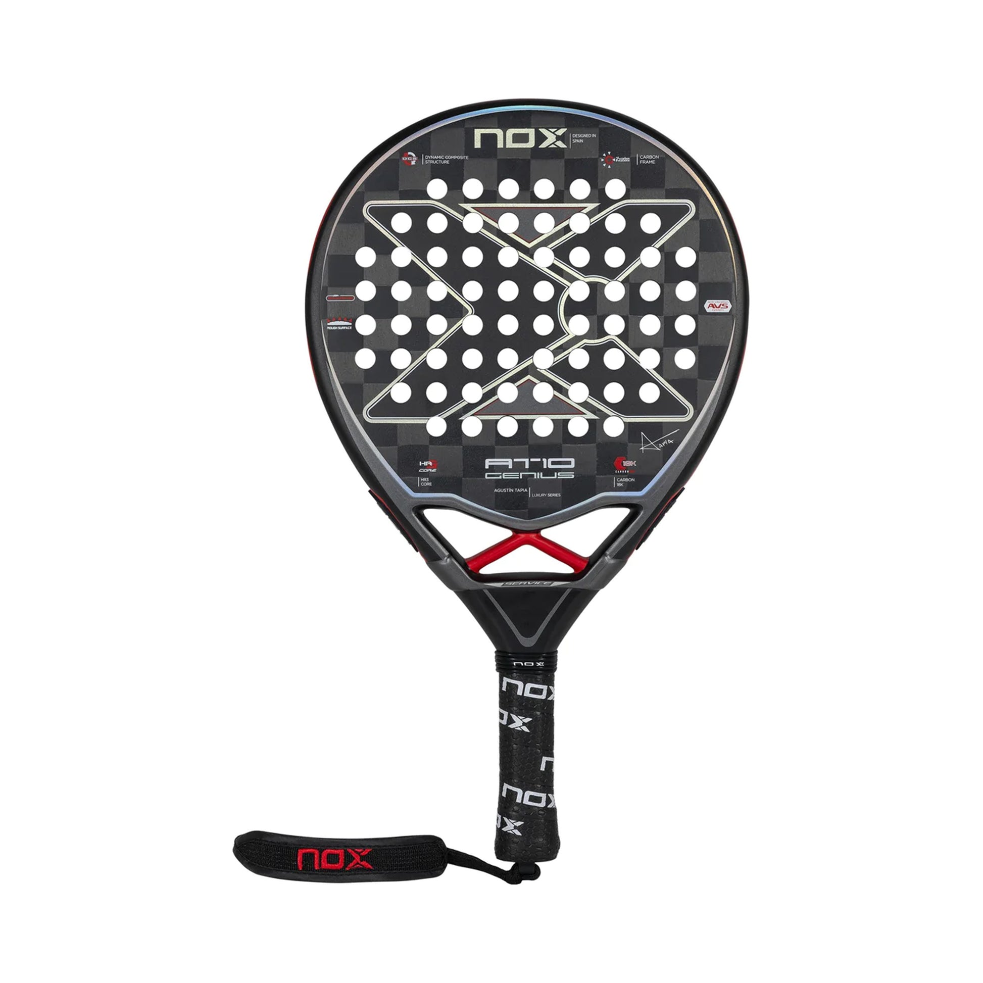 NOX AT10 Genius 18K By Augustin Tapia Padelracket