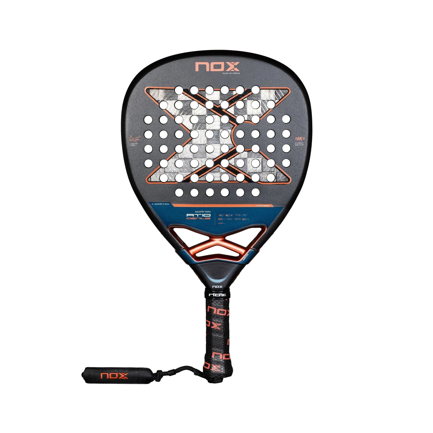 NOX AT10 Genius Attack 18K 2025 Padelracket