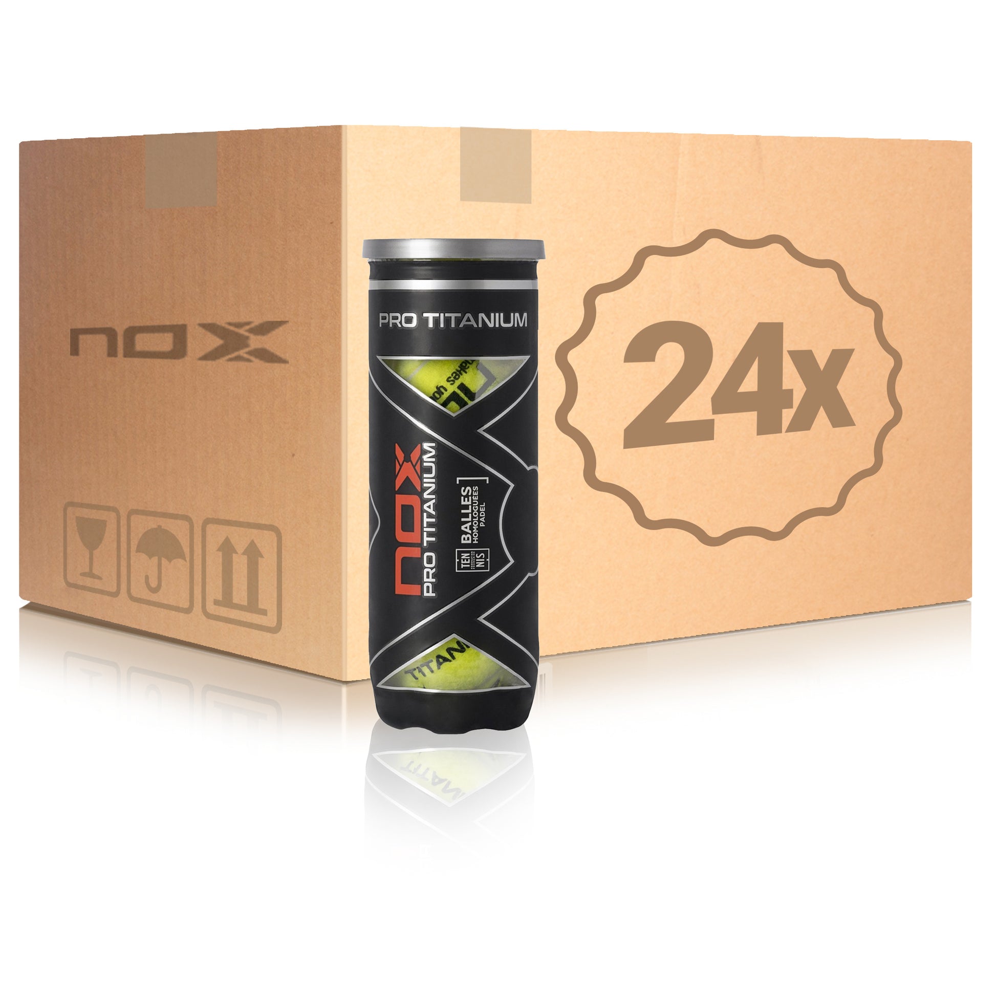 NOX 24x 3-pack rör Pro Titanium I kartong
