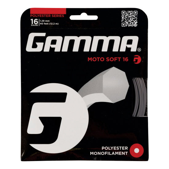 Gamma Moto Soft Charcoal Strängset 12,2m-Grå