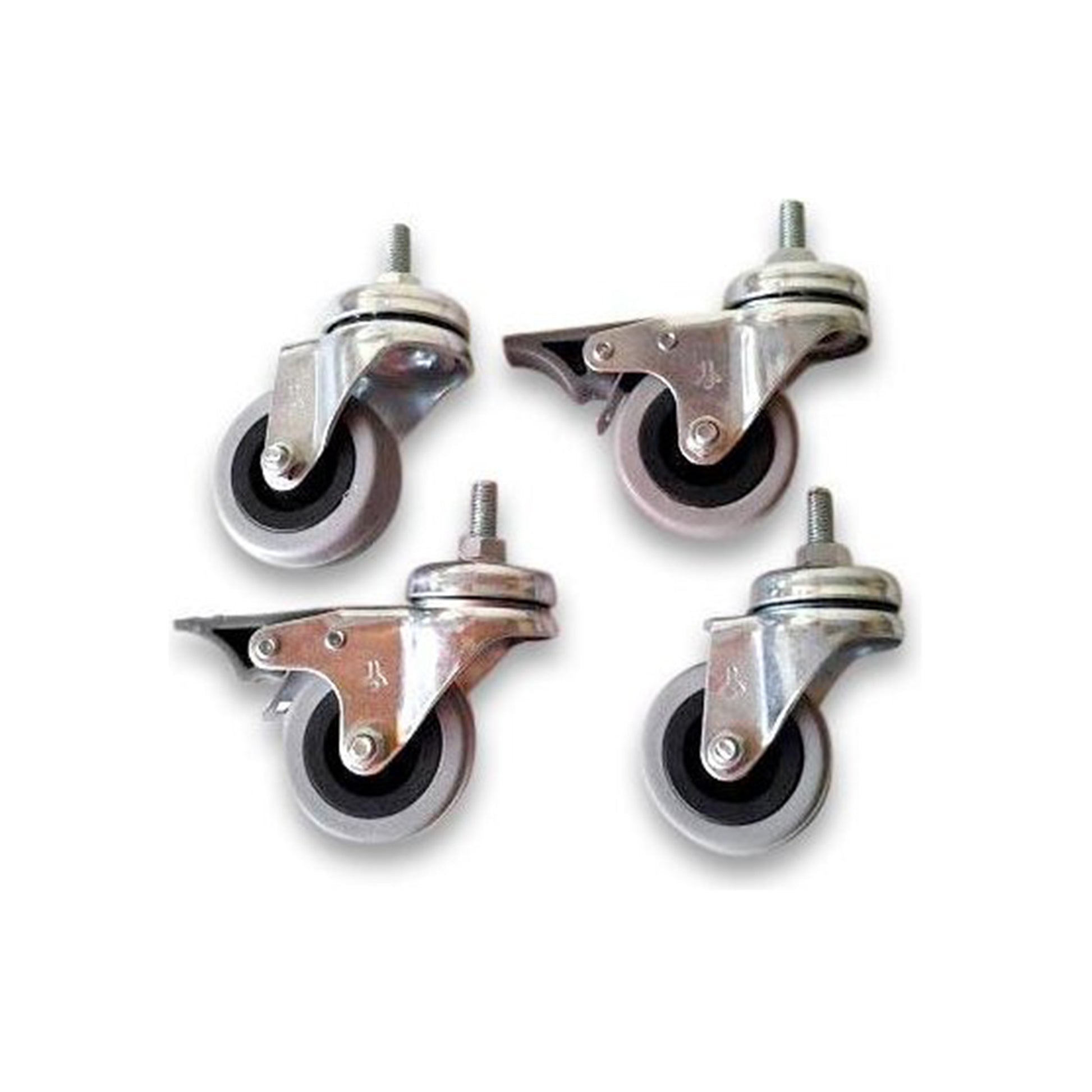 Gamma Rollen Set Für Standard Fot-Silver,Svart