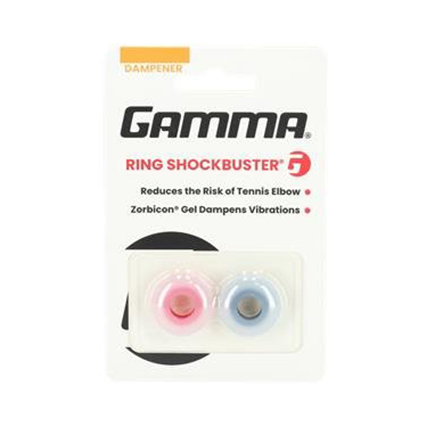 Gamma Ring Shockbuster Dämpare-Röd,Svart