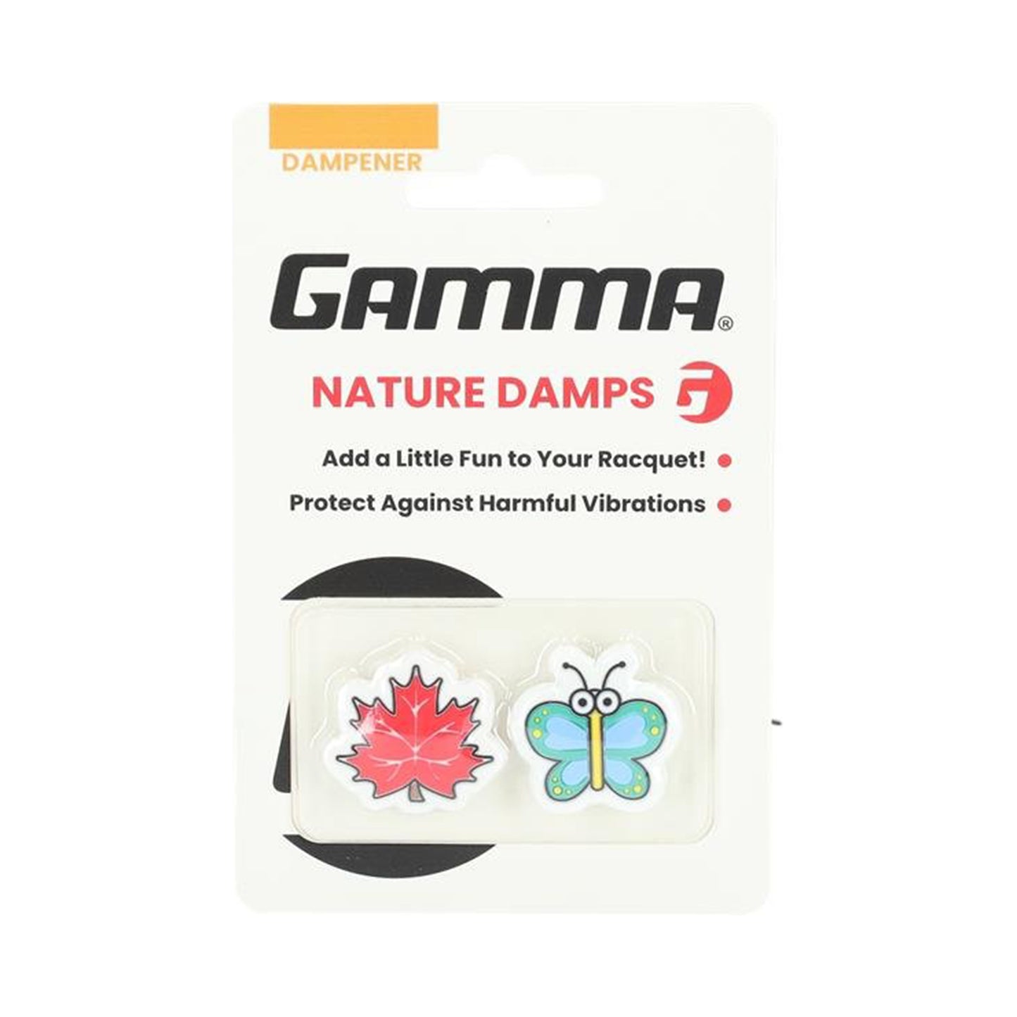 Gamma Shockbuster Ahornblatt/Schmetterling Dämpare-Orange,Turkos