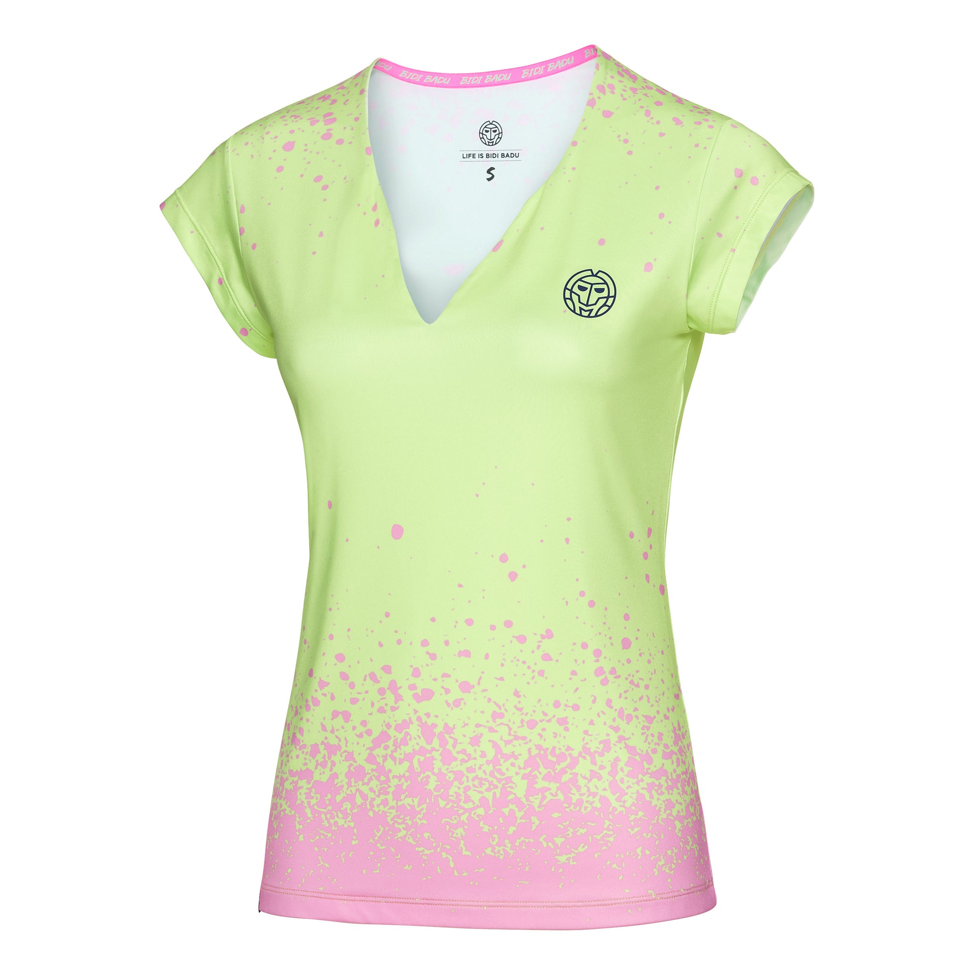 BIDI BADU Bella Tech T-shirt Damer-Ljusgrön,Rosa