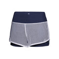 Efia Tech (2in1) Shorts Damer-Mörkblå,Vit