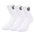 Gila Ankle Tech Sportstrumpor 3-pack Unisex - vit, svart