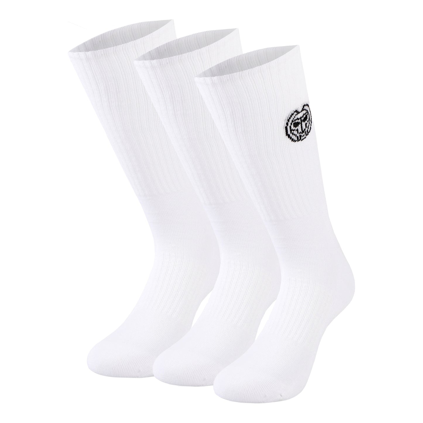 BIDI BADU Matayo Crew Tech Sportstrumpor 3-pack Herrar - vit, svart