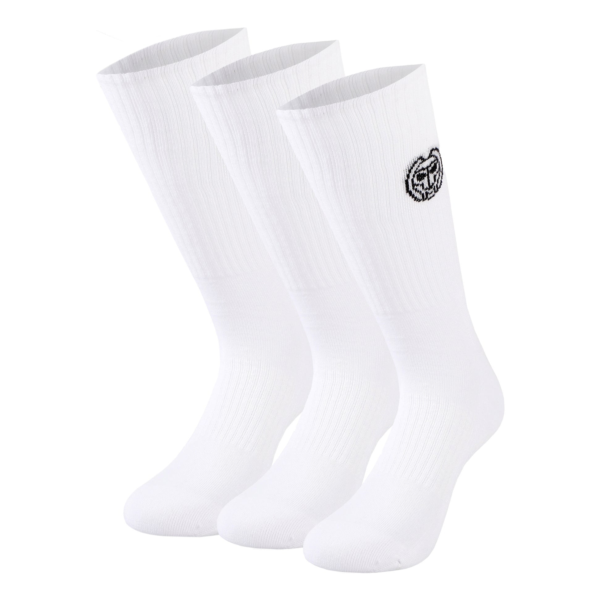 BIDI BADU Matayo Crew Tech Sportstrumpor 3-pack Herrar - vit, svart
