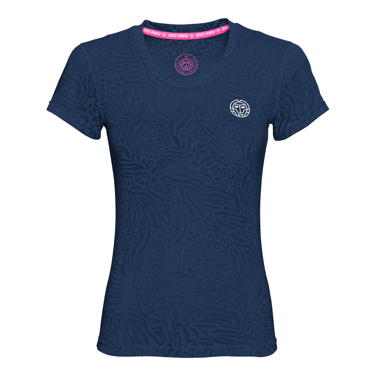 BIDI BADU Anni Bournout Tech T-shirt Damer - mörkblå, vit