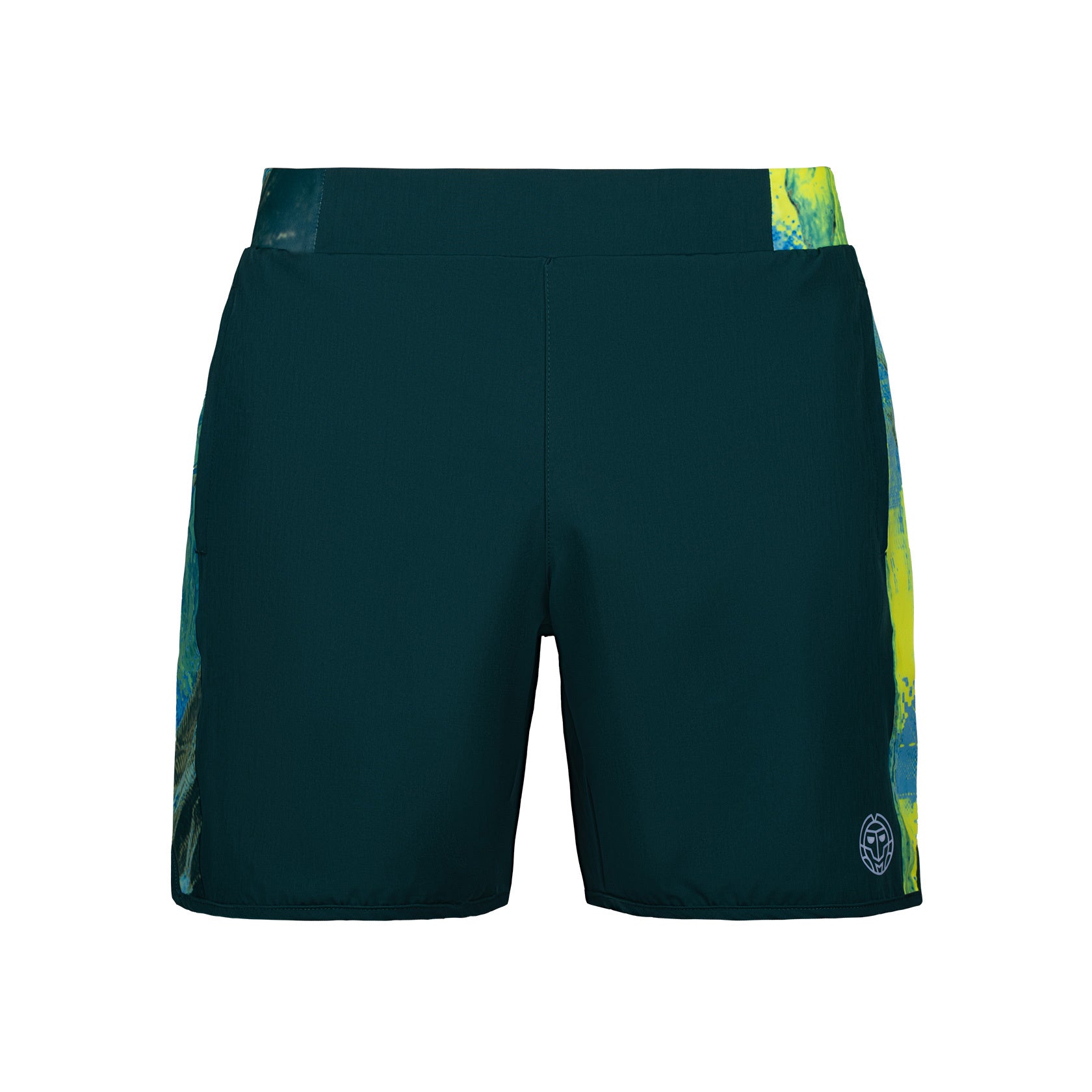 BIDI BADU Adnan 7in Tech Shorts Herrar - mörkgrön, neongrön