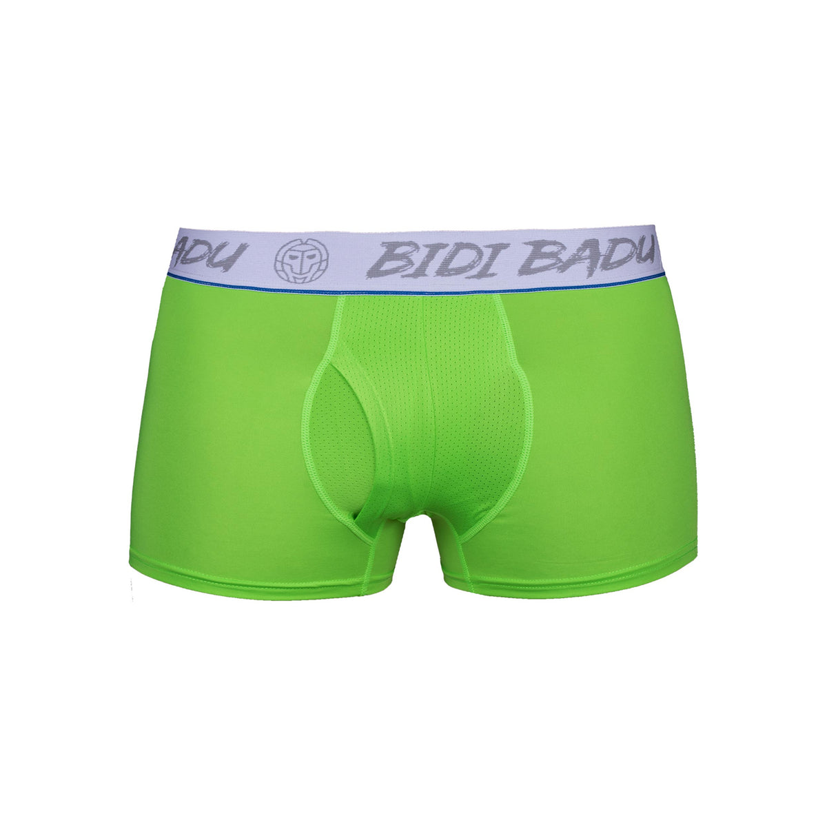 BIDI BADU Max Basic Boxershorts Herrar - neongrön, vit