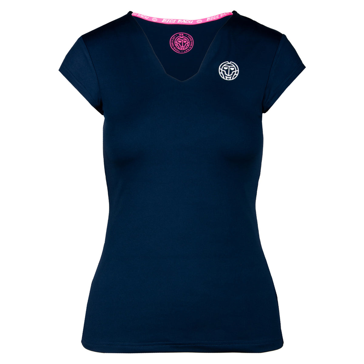 BIDI BADU Bella 2.0 Tech V-Neck T-shirt Damer - mörkblå,