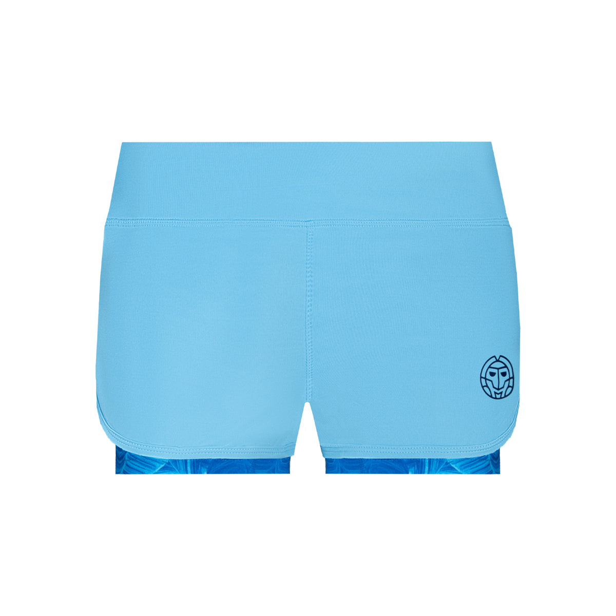BIDI BADU Chidera Tech 2in1 Shorts Damer - ljusblå, flerfärgad
