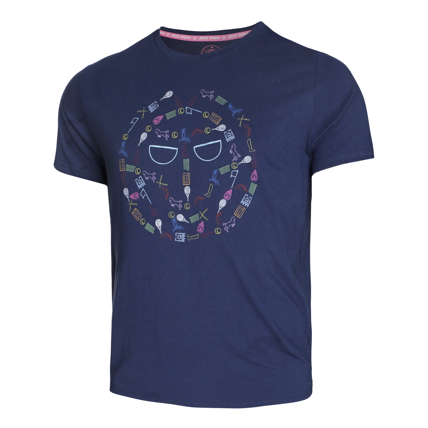 BIDI BADU Mao Lifestyle T-shirt -mörkblå,flerfärgad