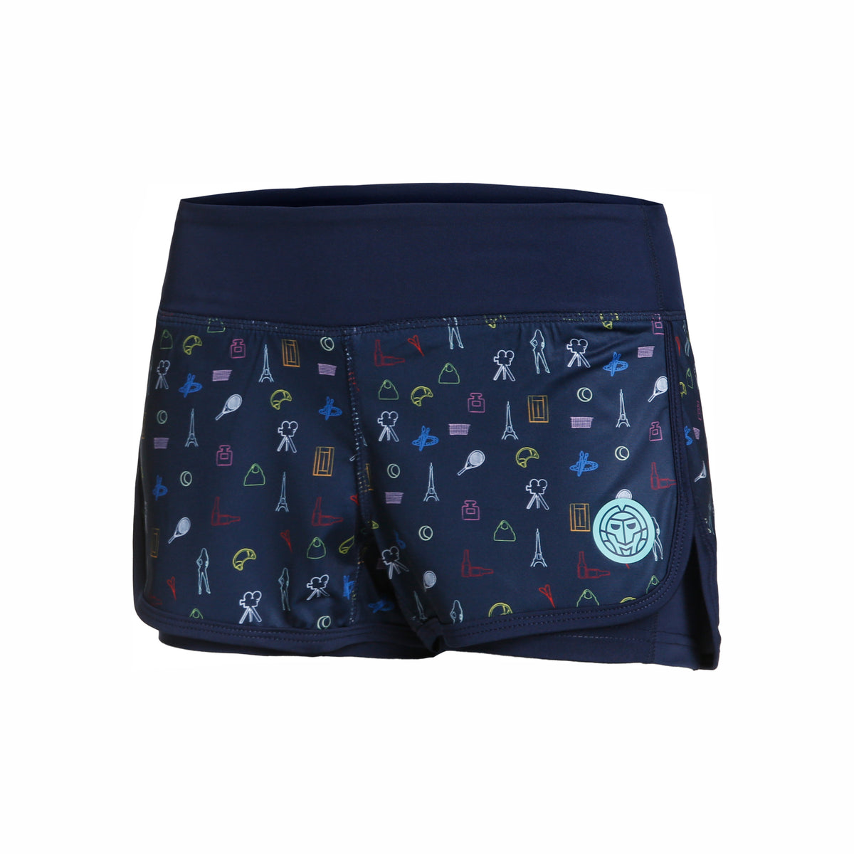 BIDI BADU Imara Tech 2in1 Shorts Flickor - mörkblå, flerfärgad