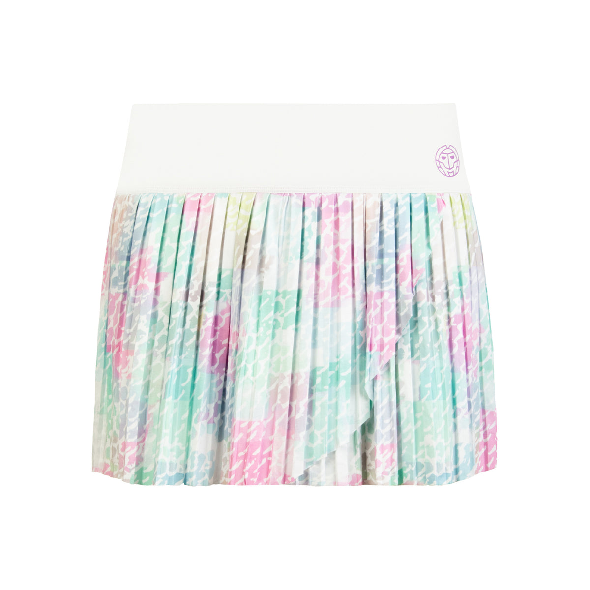 BIDI BADU Lowey Tech Plissee Kjol Damer - vit, rosa