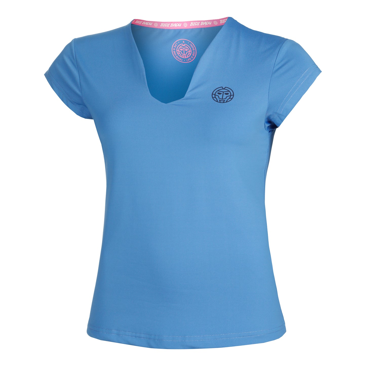 BIDI BADU Colortwist V-Neck T-shirt Damer-Blå