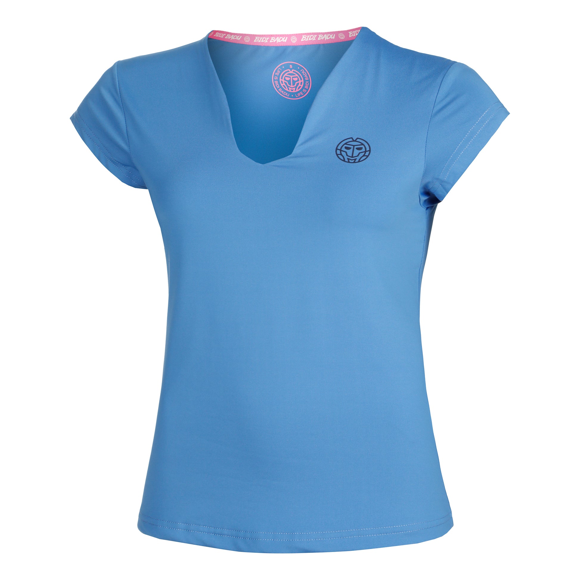 BIDI BADU Colortwist V-Neck T-shirt Damer-Blå
