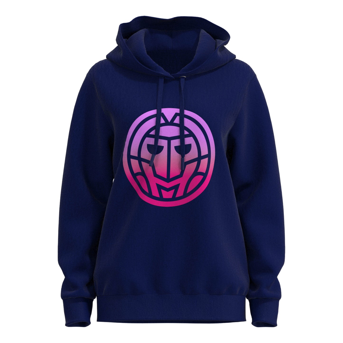 BIDI BADU Colortwist Chill Huvtröja Damer - mörkblå, pink